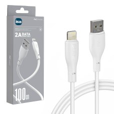 Кабель X5 USB на Lightning 1m 2A ISA белый